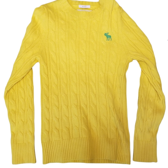 Abercrombie & fitch  - sweater yellow. Medium - Picture 5 of 8